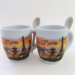 Set de 2 mini mugs Paris...